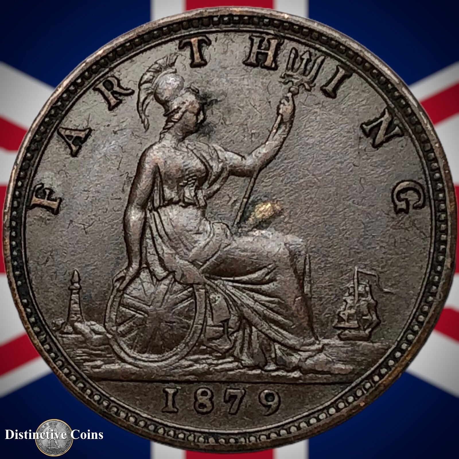 Great Britain 1879 Farthing 1/4d GB3813