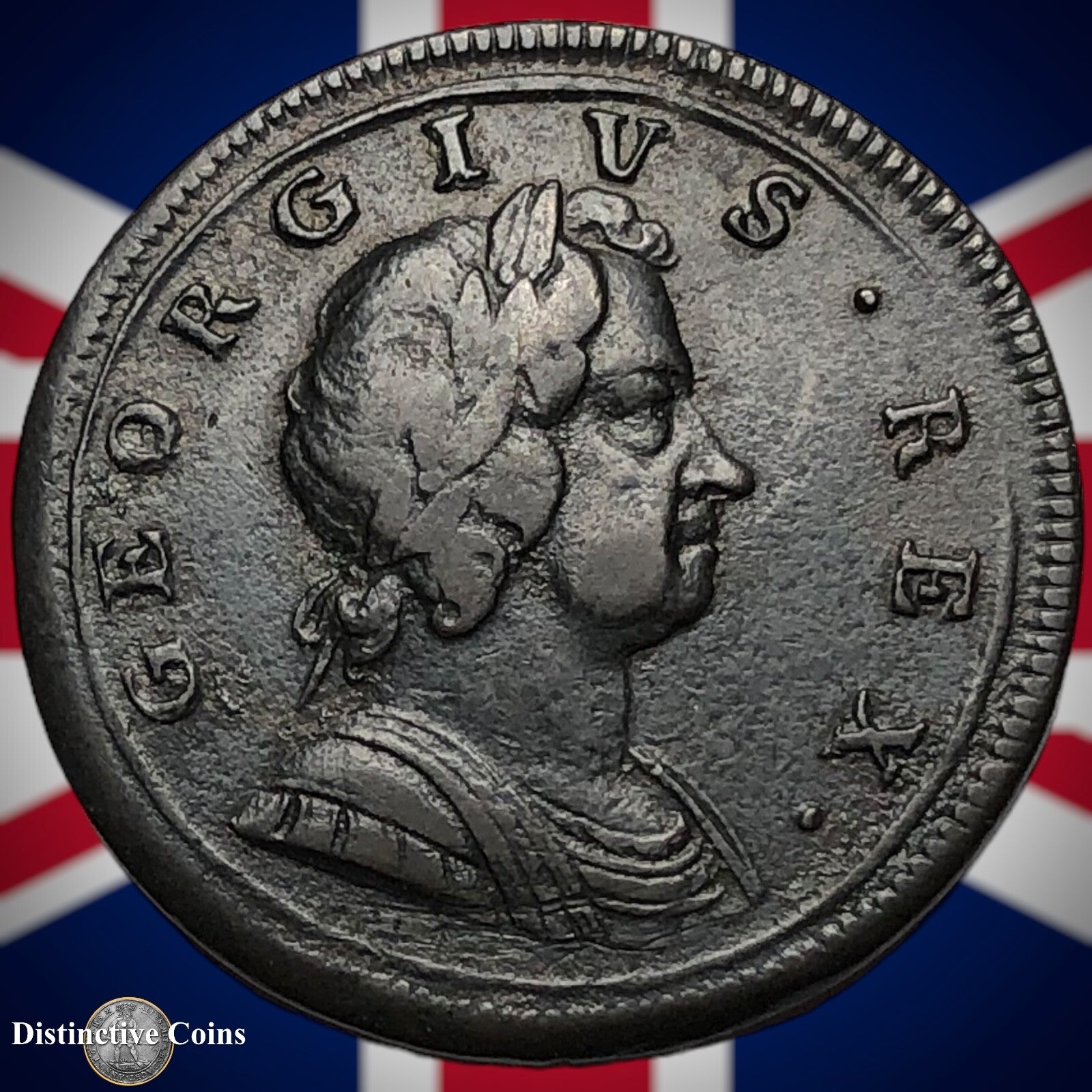 Great Britain 1719 Half Penny 1/2d GB5025