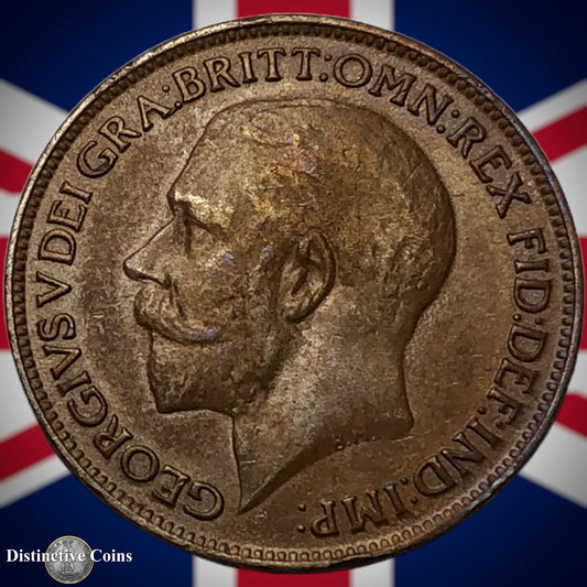 Great Britain 1922 Farthing 1/4d GB4754