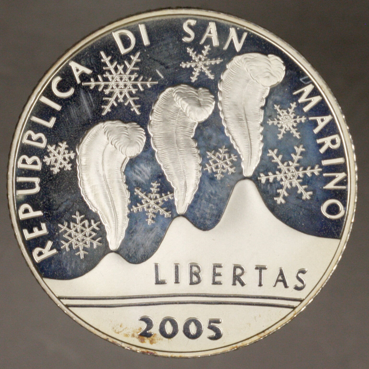 San Marino 5 Euro 2005 Proof