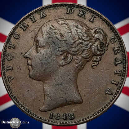 Great Britain 1848 Farthing 1/4d GB3428
