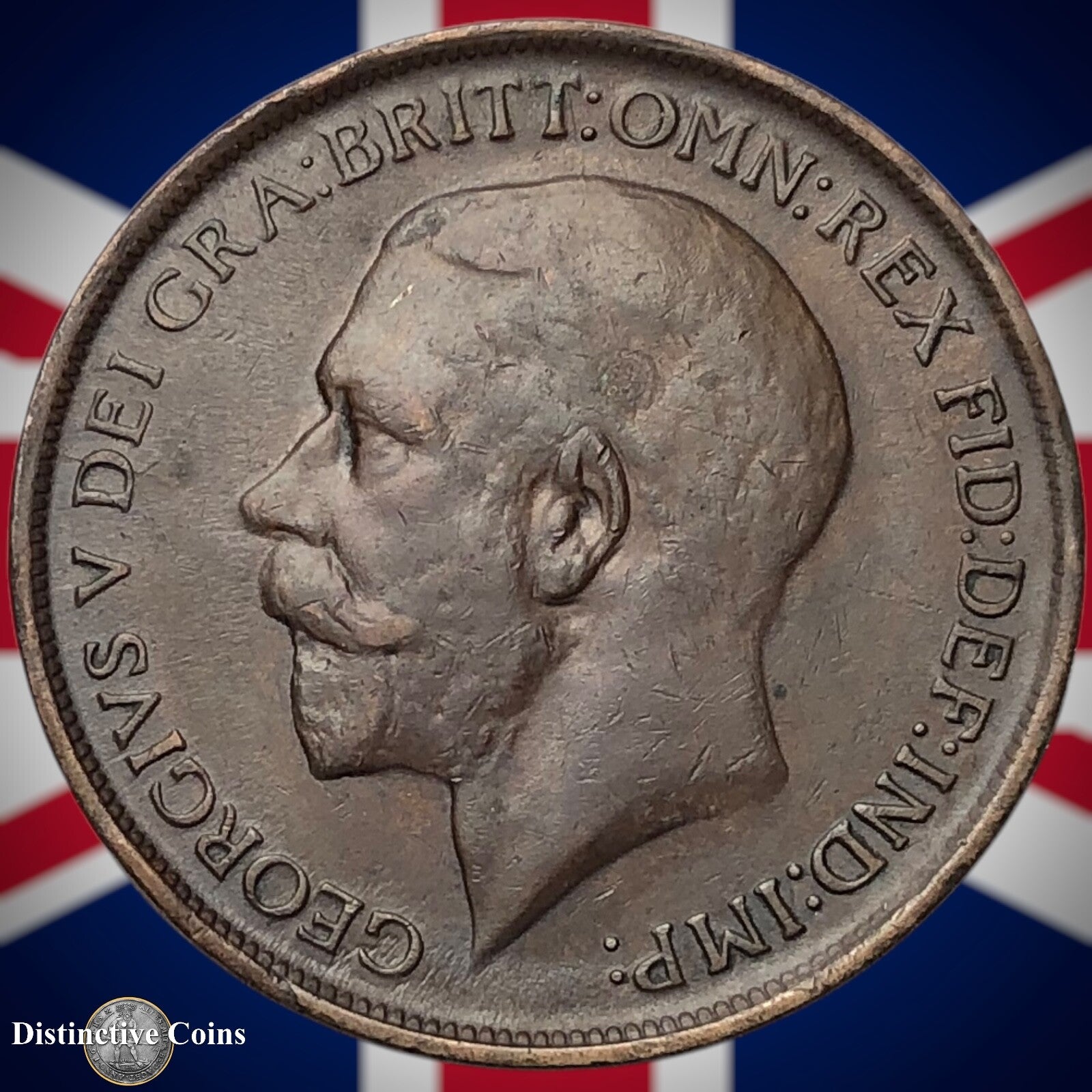 Great Britain 1912 H Penny 1d GB6801