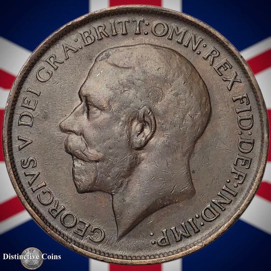 Great Britain 1912 H Penny 1d GB6801