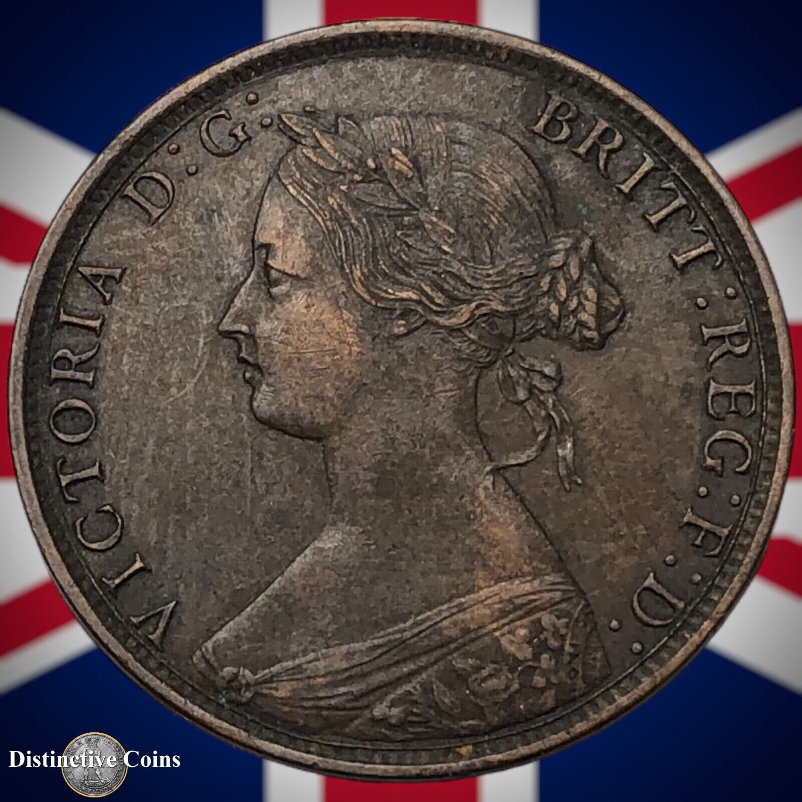 Great Britain 1862 Half Penny 1/2d GB5414