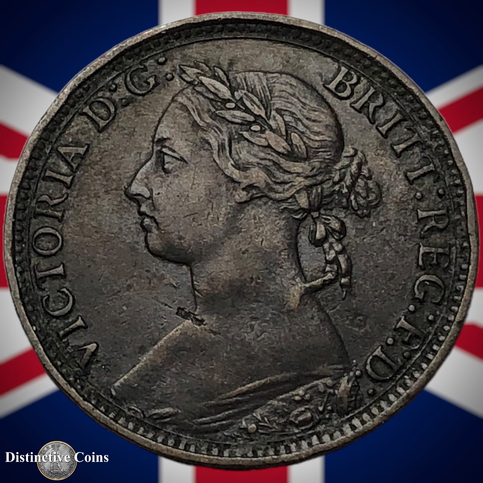 Great Britain 1893 Farthing 1/4d GB4332