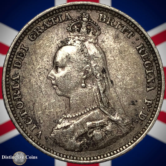 Great Britain 1889 British One Shilling GB0556