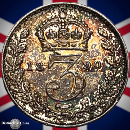 Great Britain 1890 Three Pence GB1987