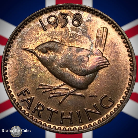 Great Britain 1938 Farthing 1/4d GB5005