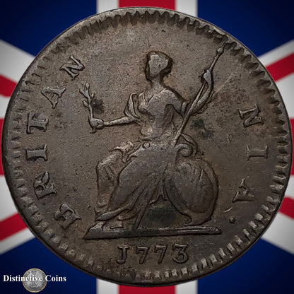 Great Britain 1773 Farthing 1/4d GB3192