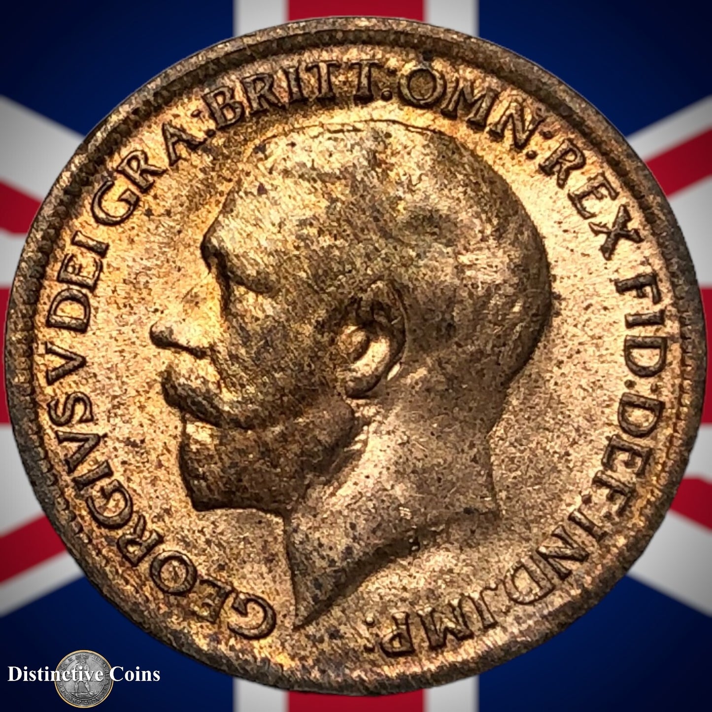 Great Britain 1919 Farthing 1/4d GB4731