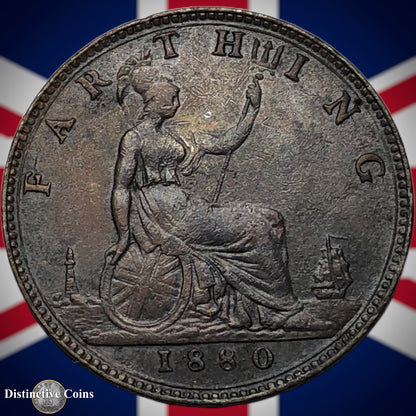 Great Britain 1880 Farthing 1/4d GB3841