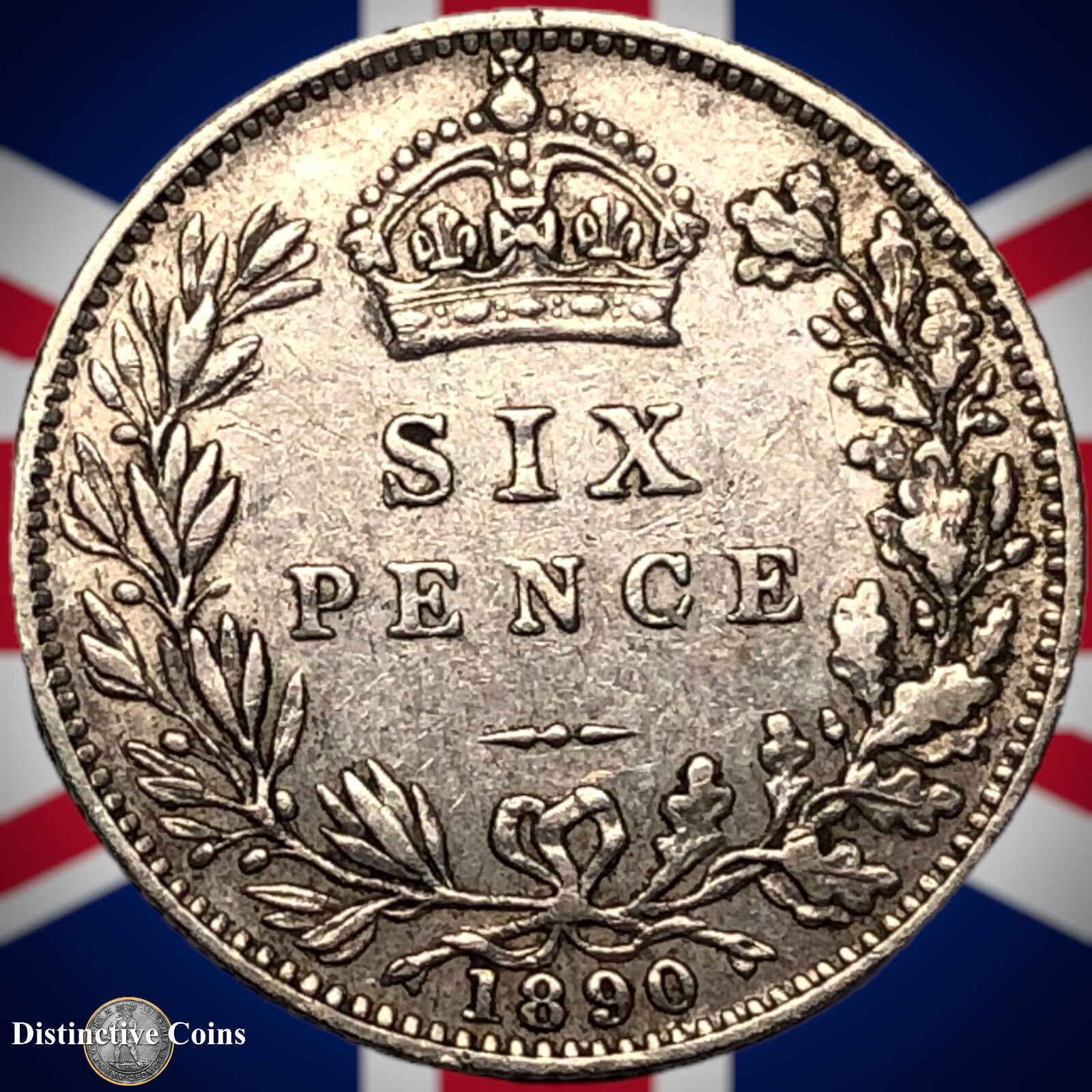 Great Britain 1890 Six Pence GB2739