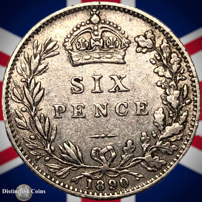 Great Britain 1890 Six Pence GB2739