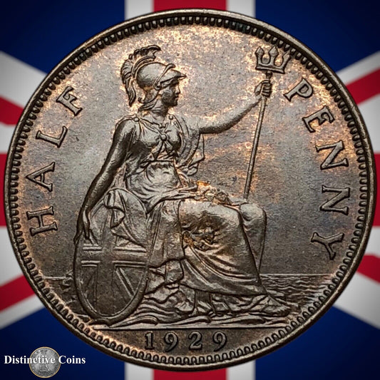 Great Britain 1929 Half Penny 1/2d GB5949