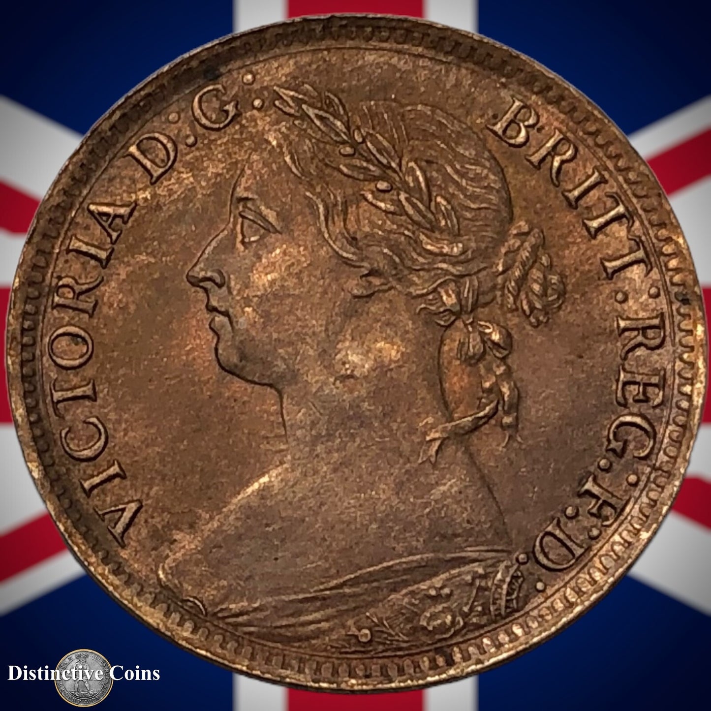 Great Britain 1884 Farthing 1/4d GB4134