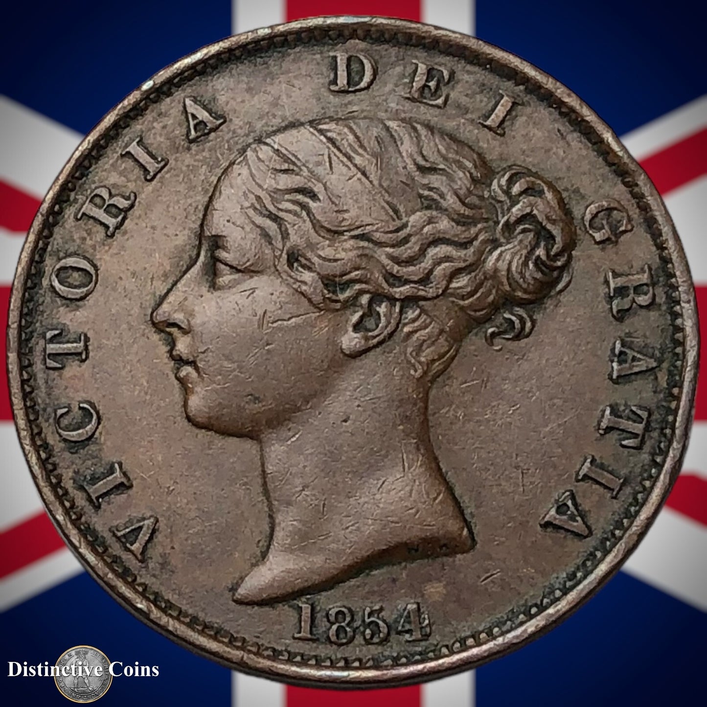 Great Britain 1854 Half Penny 1/2d GB5290