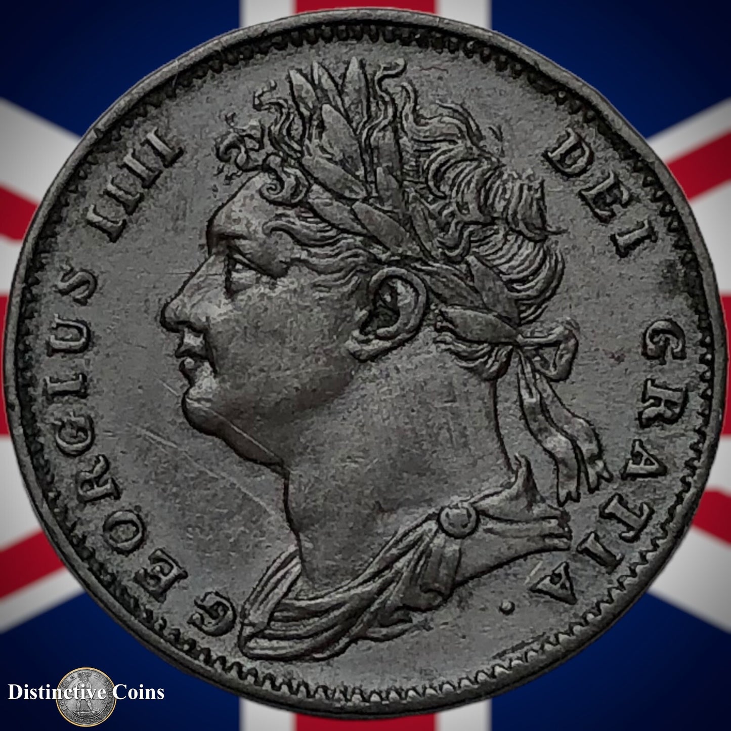 Great Britain 1822 Farthing 1/4d GB3255