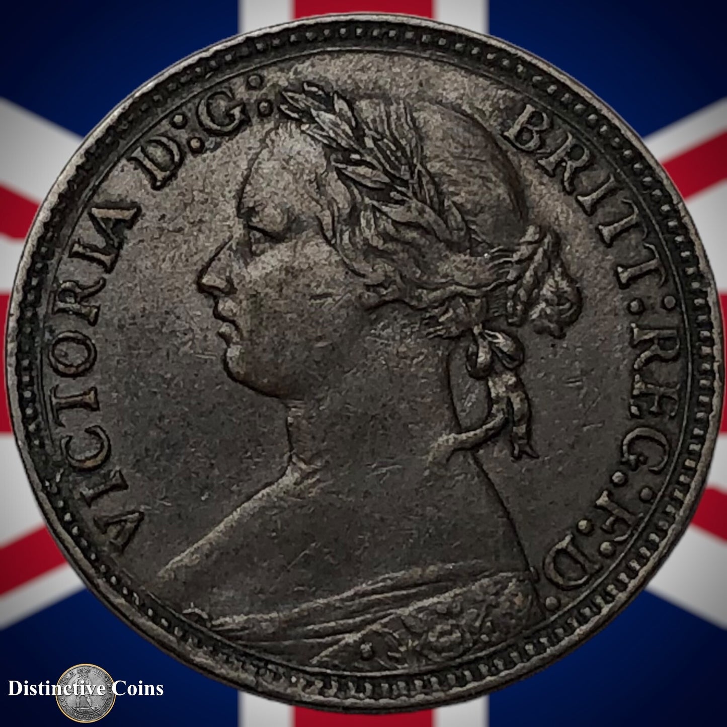 Great Britain 1875 H Farthing 1/4d GB3749