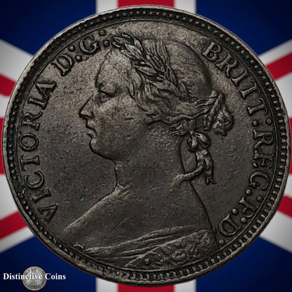 Great Britain 1875 H Farthing 1/4d GB3749