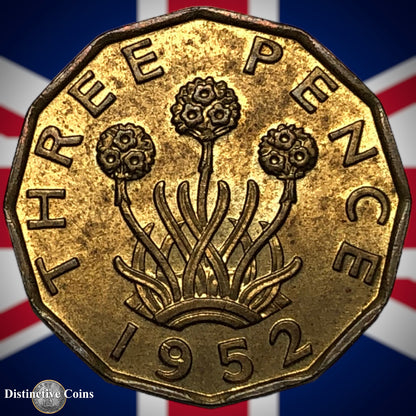 Great Britain 1952 Three Pence GB2510