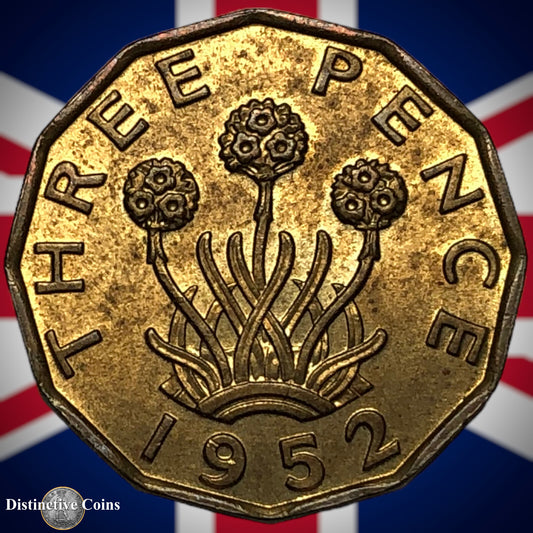 Great Britain 1952 Three Pence GB2510