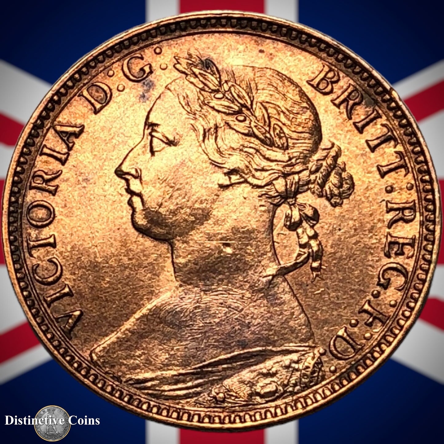 Great Britain 1881 Farthing 1/4d GB3873