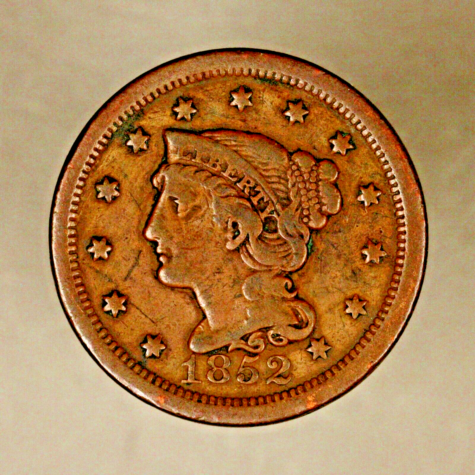 Large Cent 1852