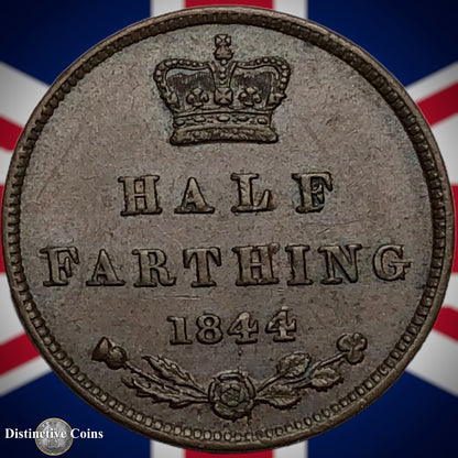 Great Britain 1844 Half Farthing 1/2 Penny GB3109