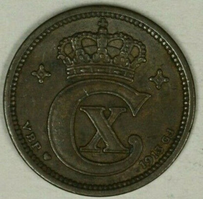 Denmark  2 Ore 1913   XF   A2411