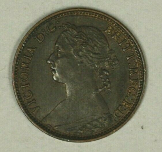 Great Britain Farthing  1881-H AU   A2435