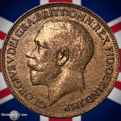 Great Britain 1921 Farthing 1/4d GB4743