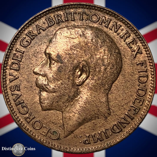 Great Britain 1921 Farthing 1/4d GB4743