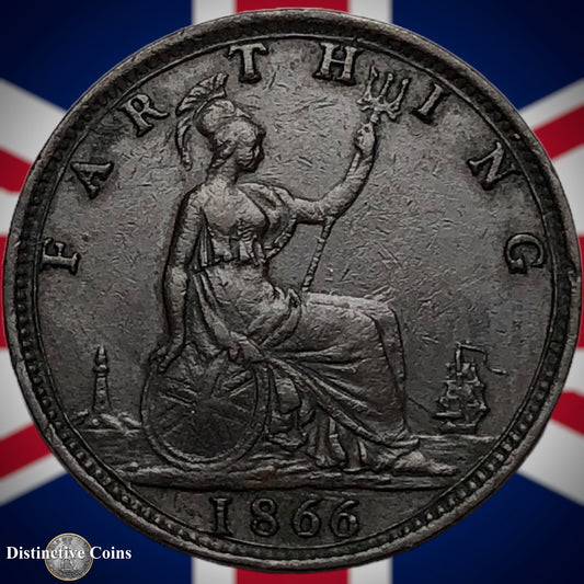Great Britain 1866 Farthing 1/4d GB3585