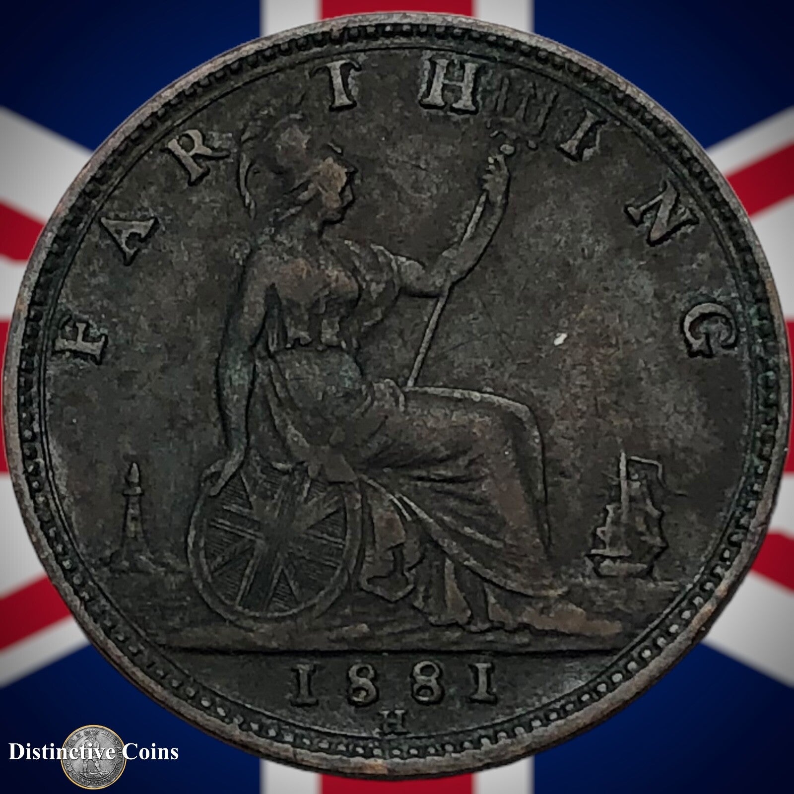Great Britain 1881 H Farthing 1/4d GB3879