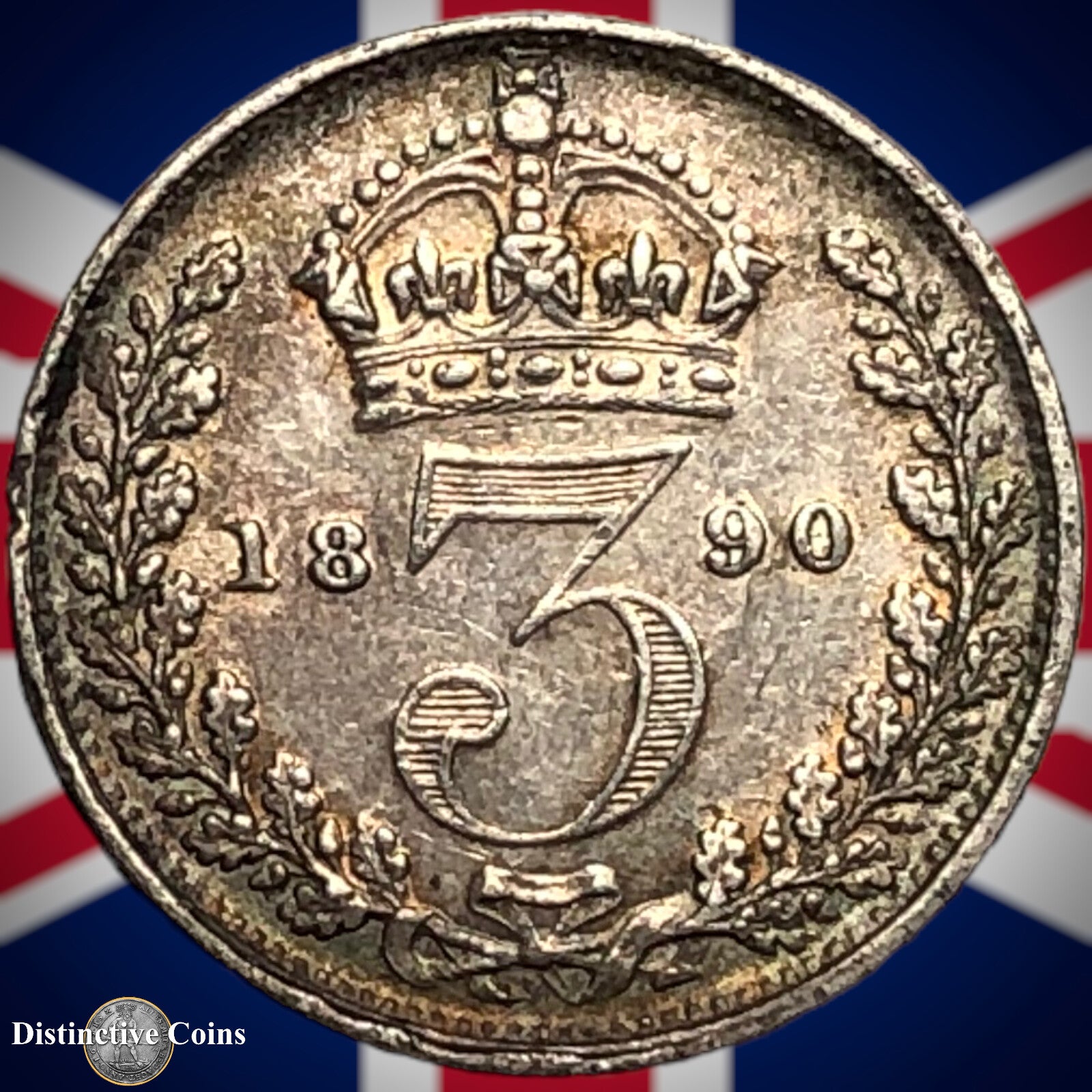 Great Britain 1890 Three Pence GB1982