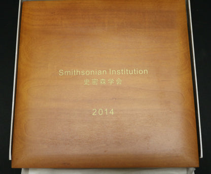 China 2014 5oz Silver Panda Smithsonian NGC PF 69 Ultra Cameo  B351