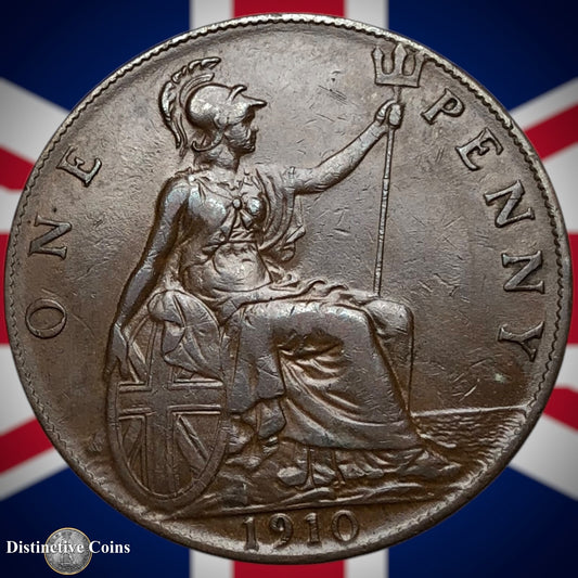 Great Britain 1910 Penny 1d GB6727