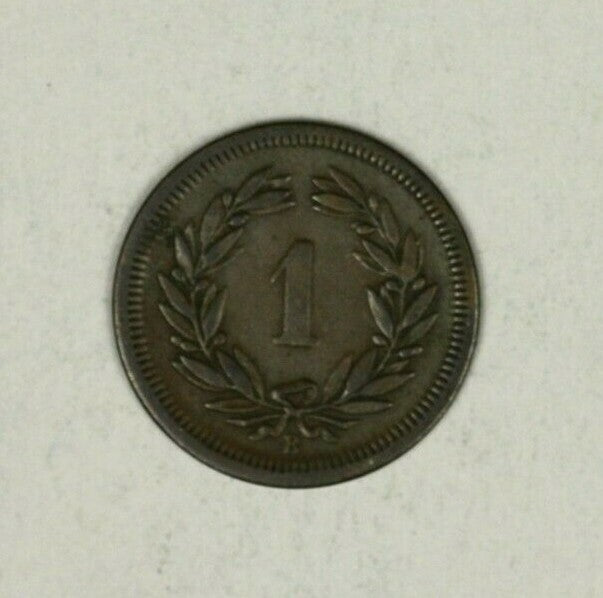Switzerland Rappen  1872  VF  A949