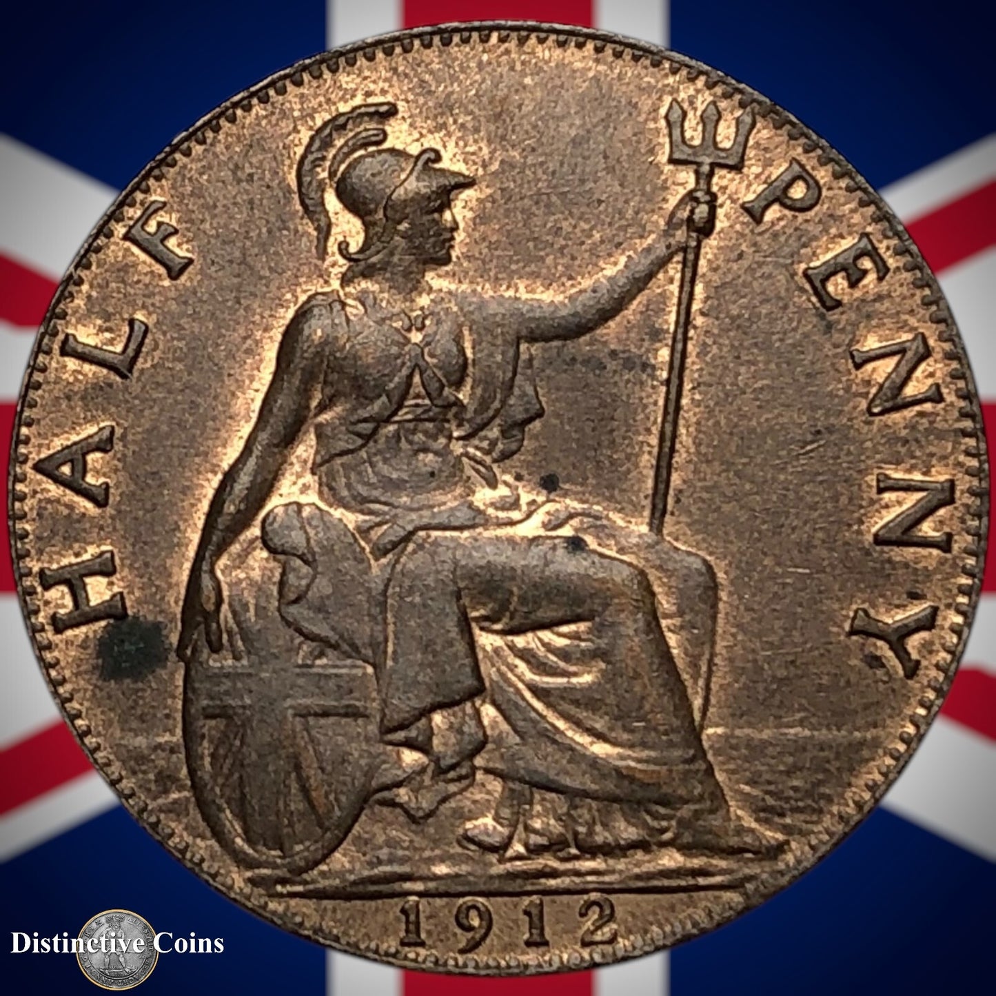 Great Britain 1912 Half Penny 1/2d GB5845