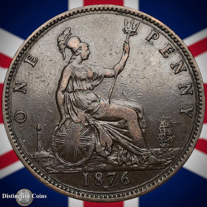 Great Britain 1876 H Penny 1d GB6386