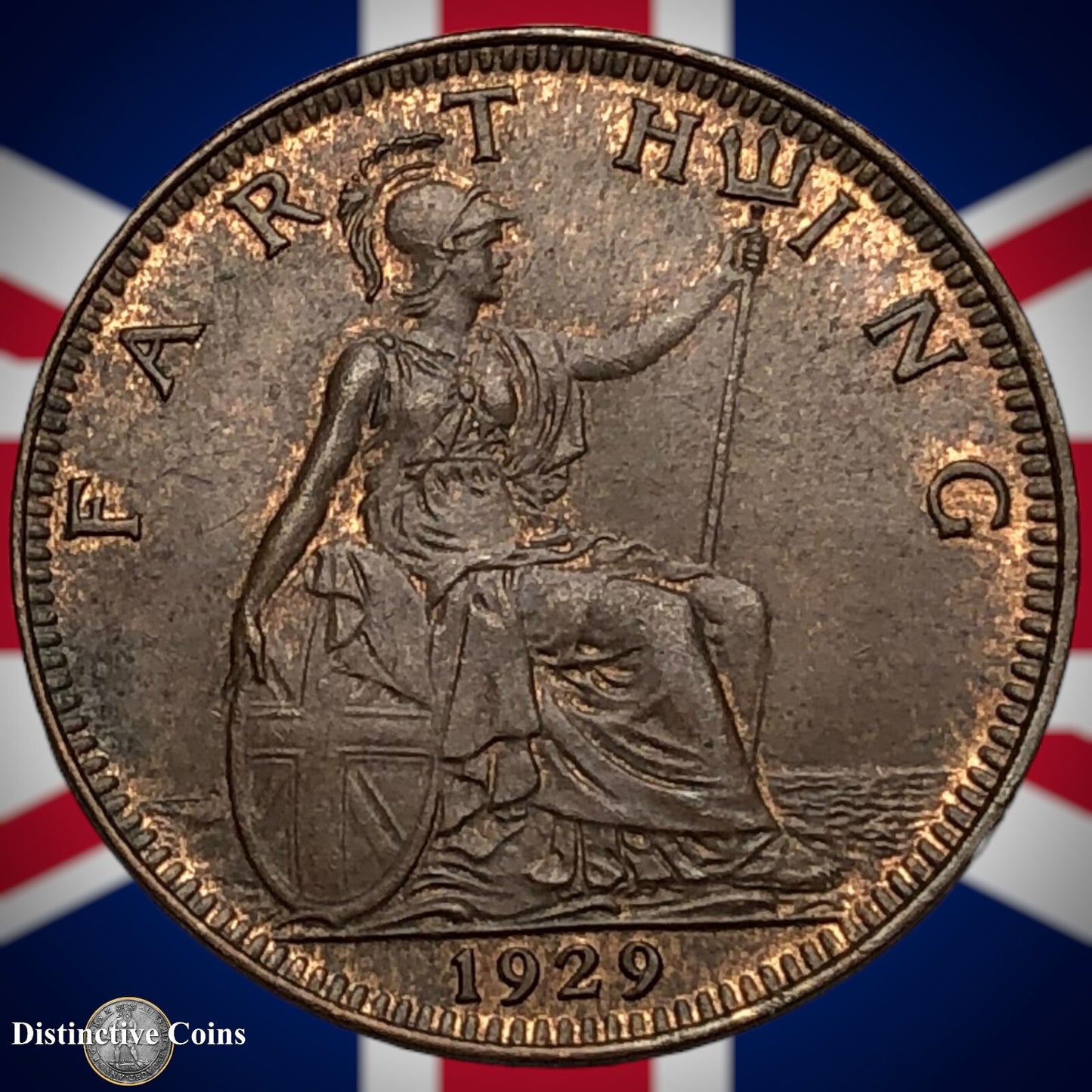 Great Britain 1929 Farthing 1/4d GB4874