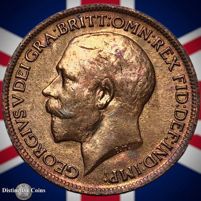 Great Britain 1919 Farthing 1/4d GB4737