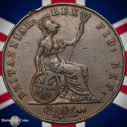 Great Britain 1826 Half Penny 1/2d GB5200