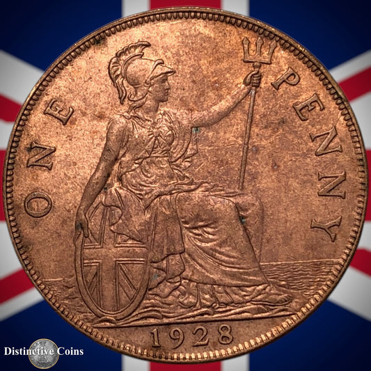 Great Britain 1928 Penny 1d GB7080