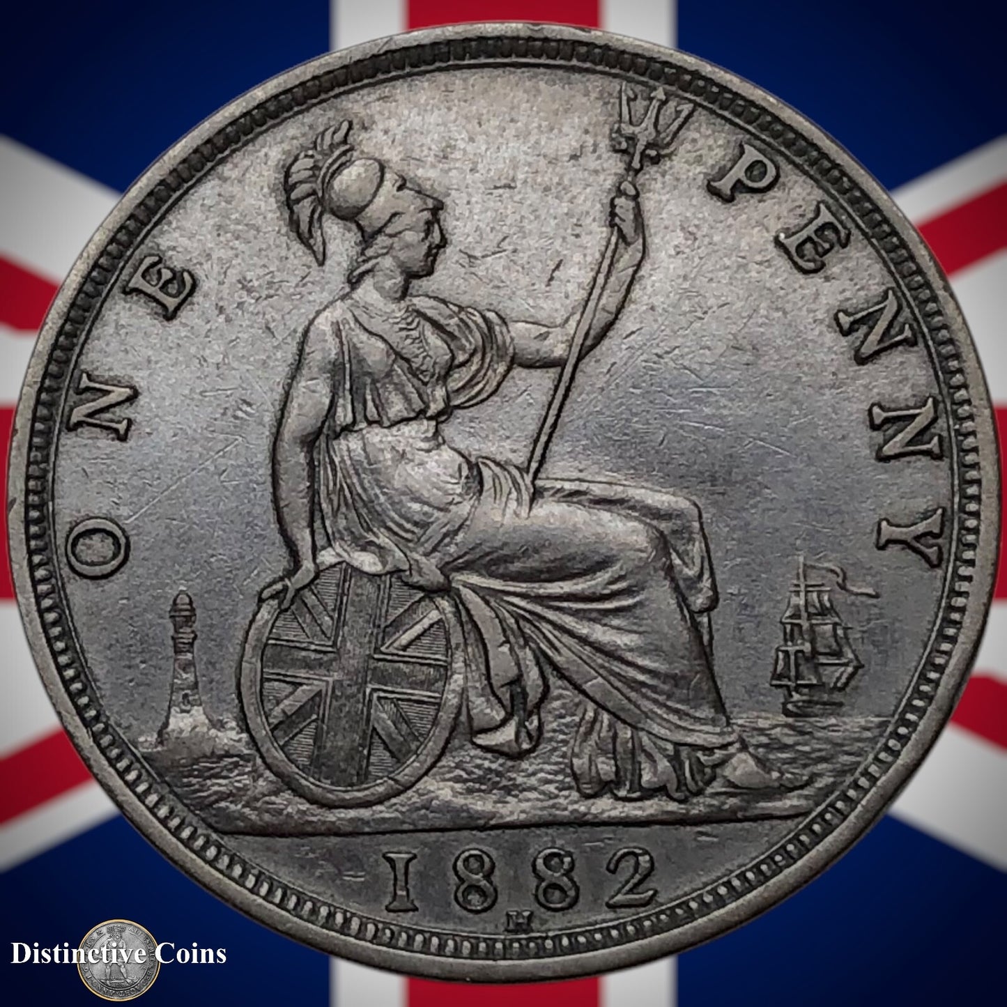 Great Britain 1882 H Penny 1d GB6437