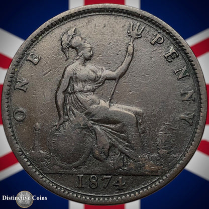 Great Britain 1874 Penny 1d GB6341