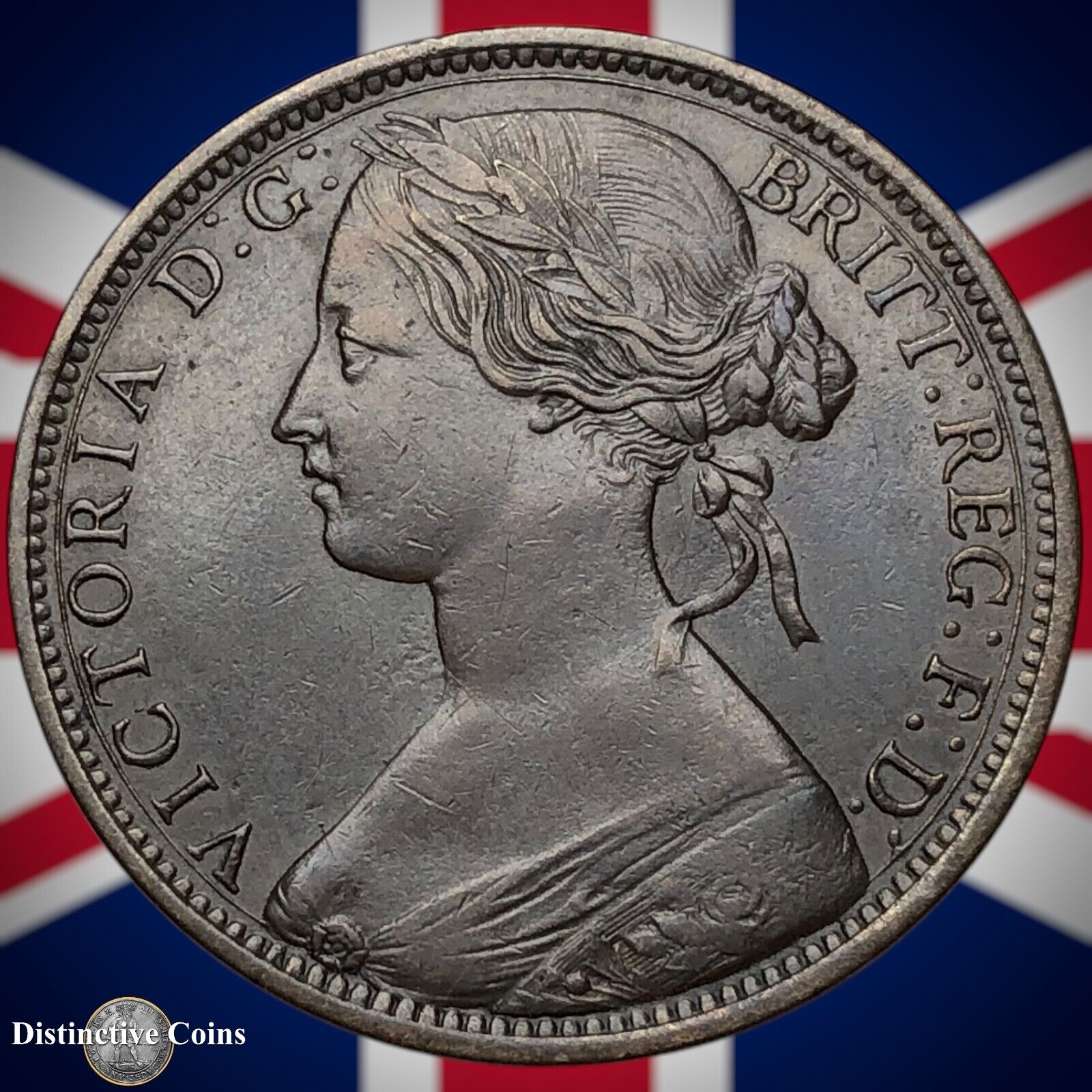 Great Britain 1872 Penny 1d GB6325