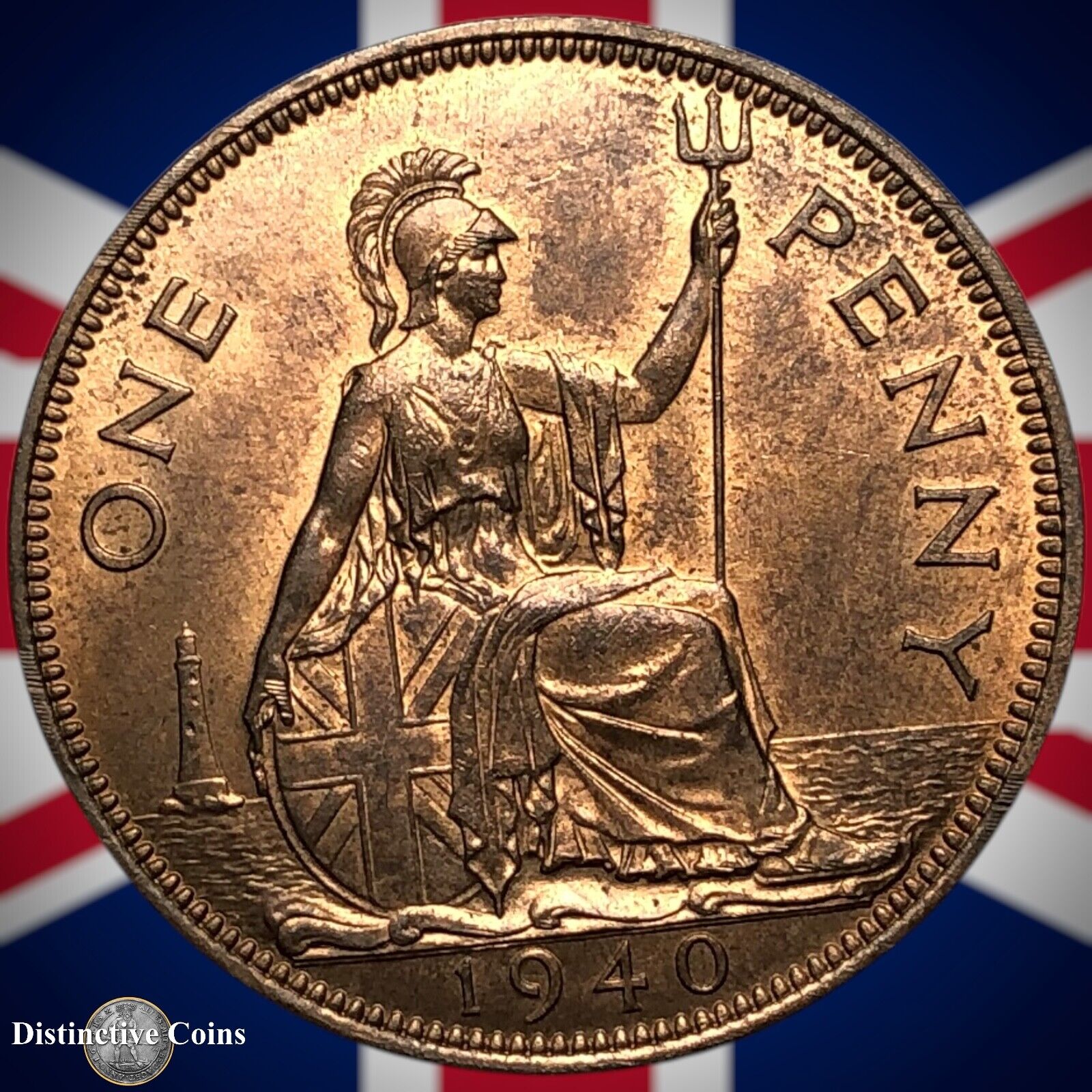 Great Britain 1940 Penny 1d GB7254