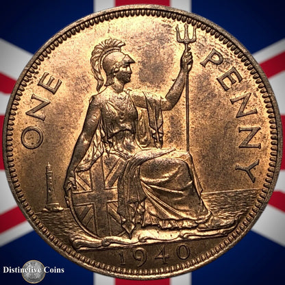 Great Britain 1940 Penny 1d GB7254