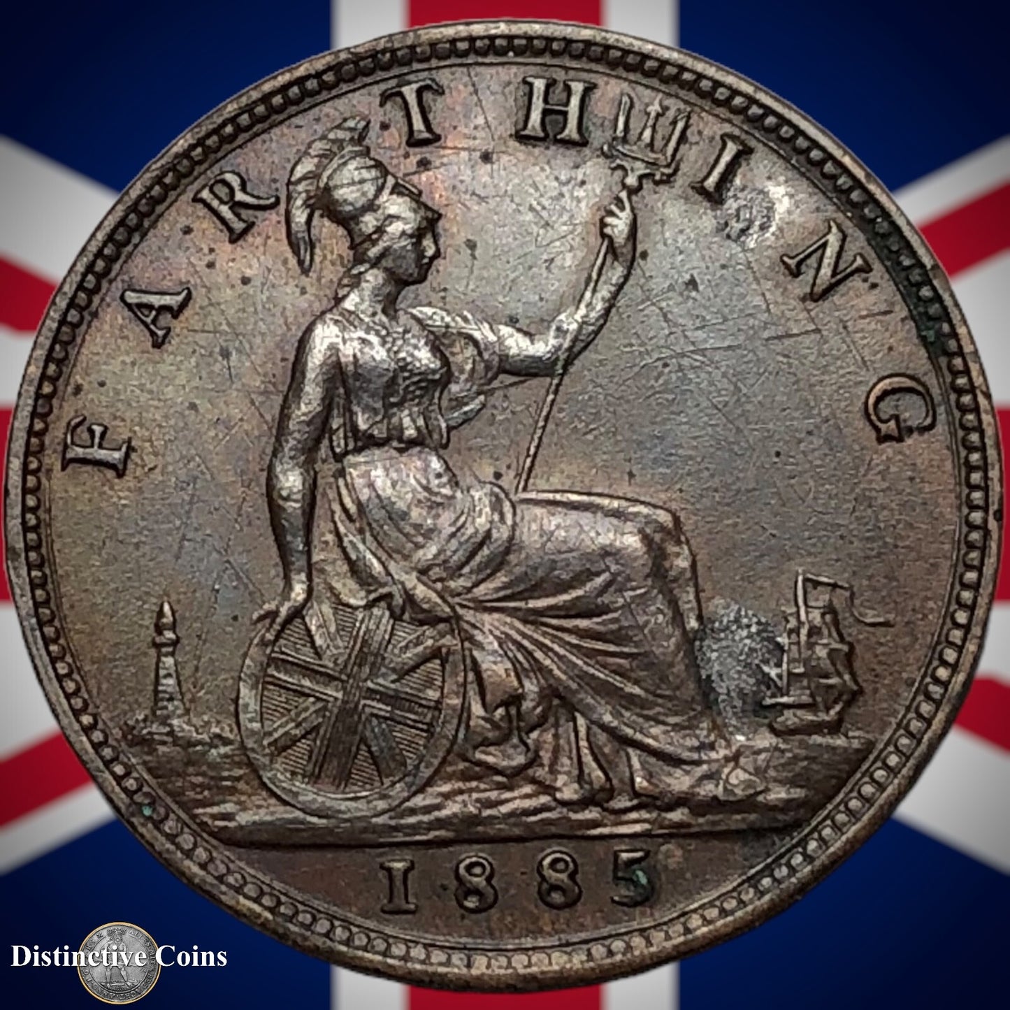 Great Britain 1885 Farthing 1/4d GB4162